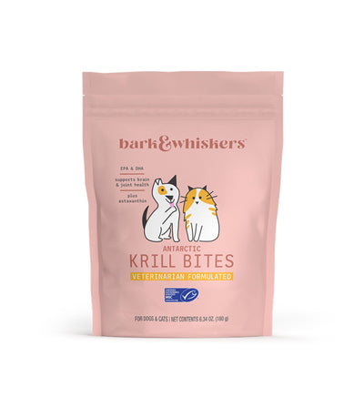 Bark & Whiskers Gut Krill Bites Supplements For Cats & Dogs