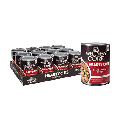 Wellness CORE Hearty Cuts in Gravy Grain Free Wet Dog Food (Beef & Venison Recipe)