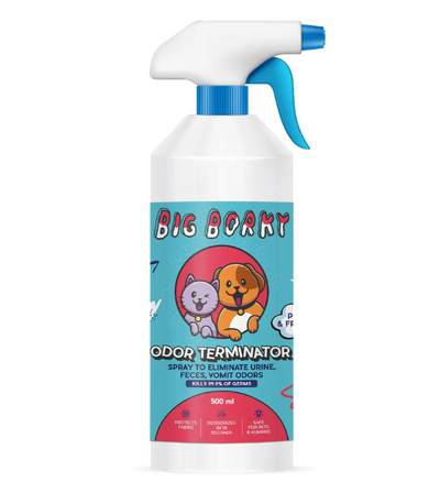 Big Borky All Surfaces Multi-Purpose Odor Terminator Spray (Eliminates Urine, Feces, Vomit Odor)