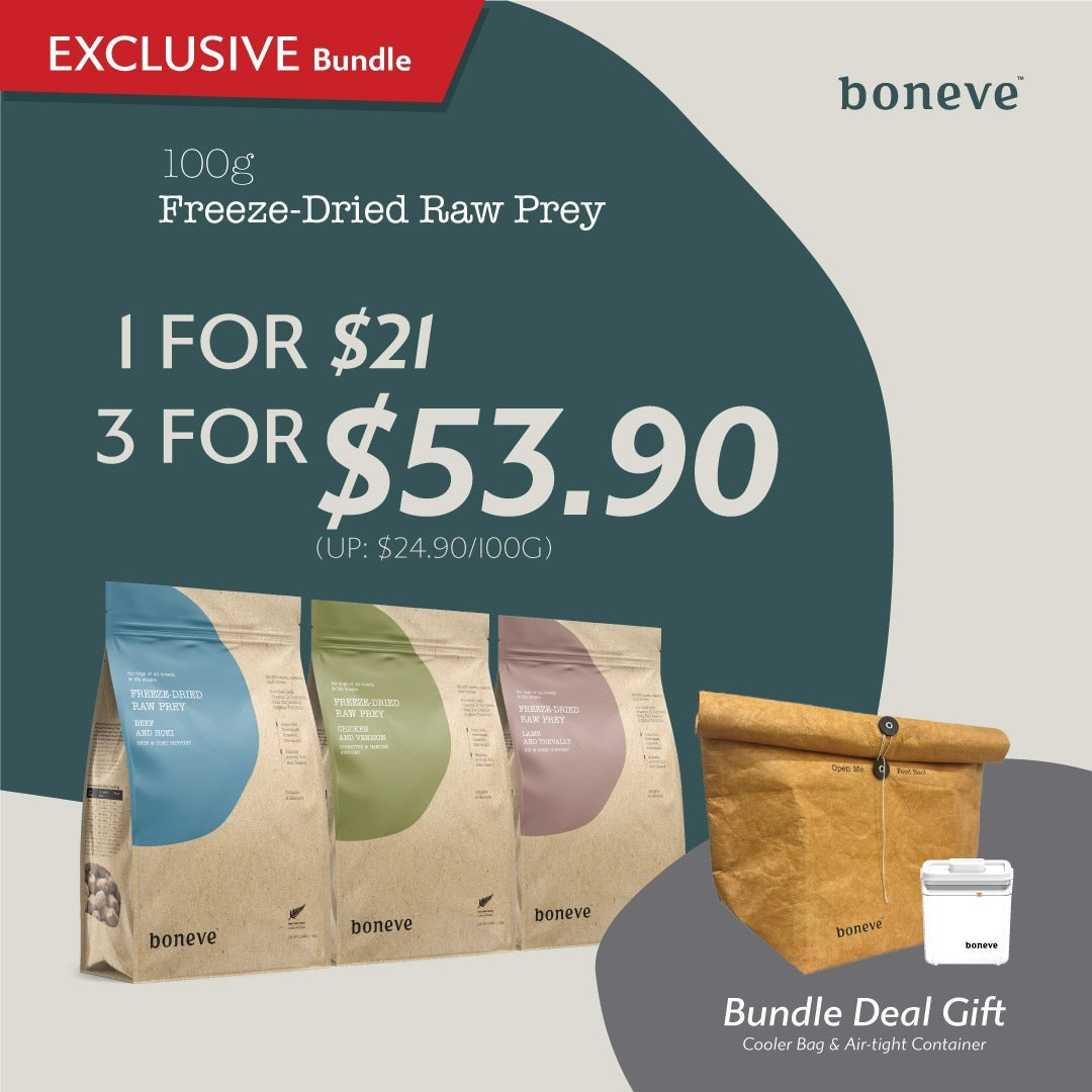 Buy Boneve Earthmade Freeze Dried Raw Dog Food At Good Dog People | Singapore's Best Online Pet Store