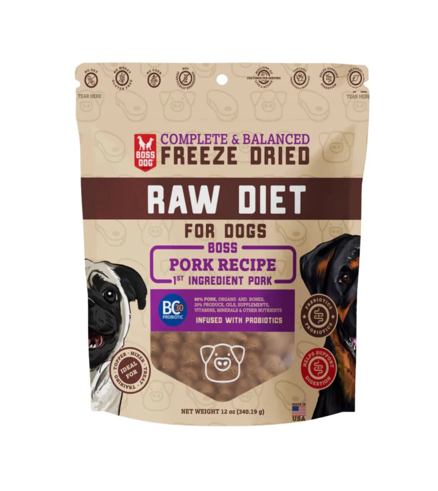 Freeze Dried Is Raw Pork Safe For Dogs Boss Dog Pork Freeze Dried