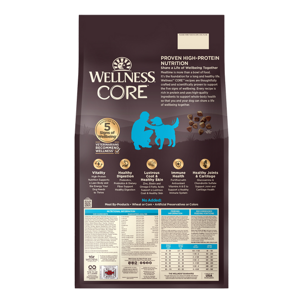 Wellness CORE Grain Free Ocean Dry Dog Food (Whitefish, Herring