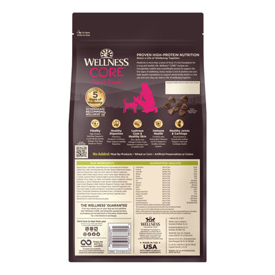 Wellness CORE Small Breed Grain Free Healthy Weight Dry Dog Food (Deboned Turkey, Turkey Meal & Chicken Meal Recipe)