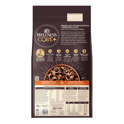 Wellness CORE+ Grain Free Original Adult Dry Dog Food (Deboned Turkey, Turkey Meal & Chicken Meal Recipe)