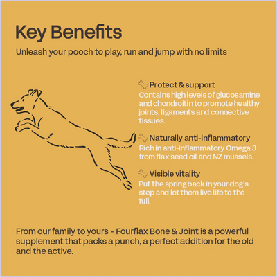 Fourflax Nutritional Oil Supplement for Dogs (Bone & Joint)