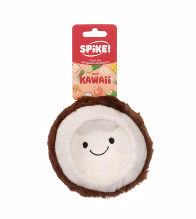 Spike! Kawaii Coconut Plush Dog Toy