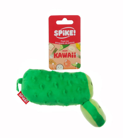 Spike! Kawaii Cucumber Plush Dog Toy