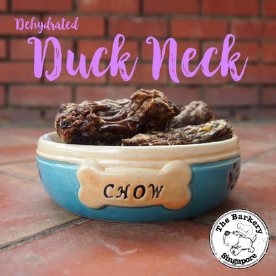 The Barkery Dehydrated Duck Neck Dog Treats