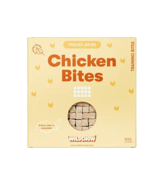 $18.80 ONLY [CLEARANCE]: WildChow Freeze Dried Dog Treats (Chicken Training Bites)