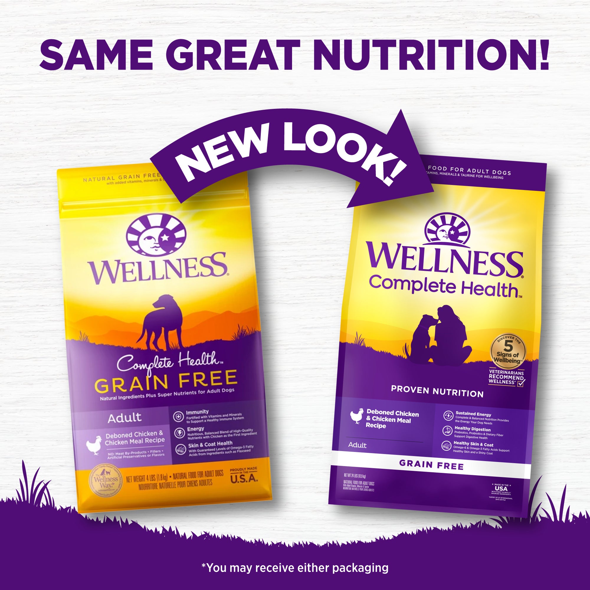 Wellness Complete Health Grain Free Dry Dog Food (Deboned Chicken & Chicken Meal Recipe)