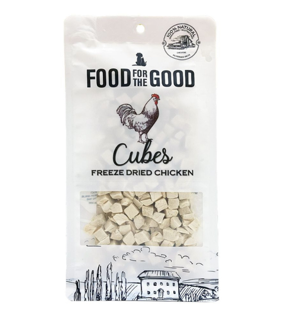 Food For The Good Freeze Dried Chicken Cubes Cat Dog Treats Good Dog People