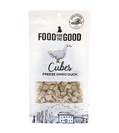 Food For The Good Freeze Dried Duck Cubes Cat & Dog Treats