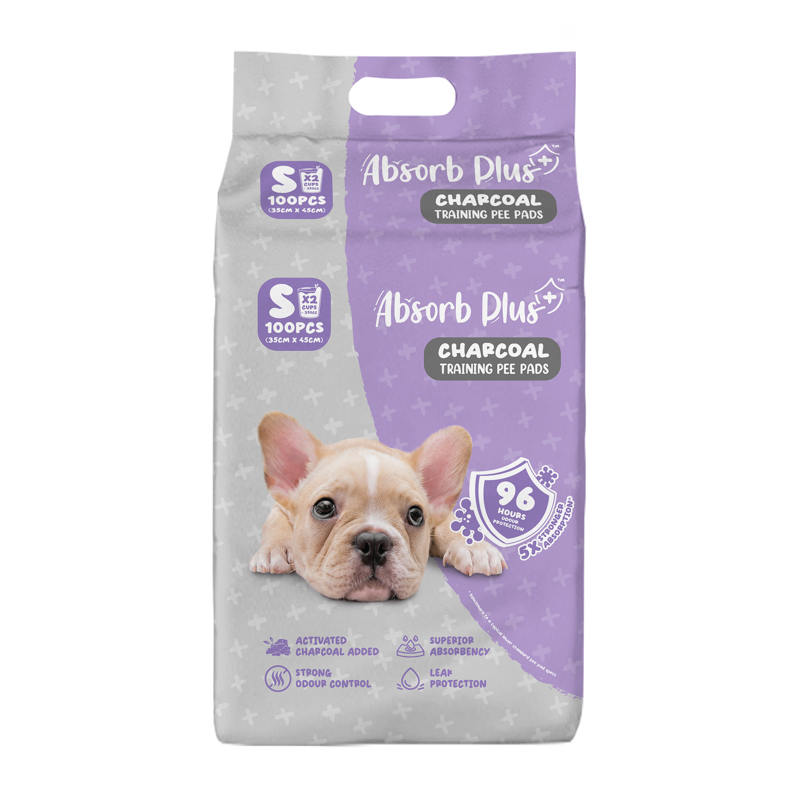 $16 ONLY [CLEARANCE]: Absorb Plus Odor Elimination Charcoal Dog Training Pee Pad (Small)