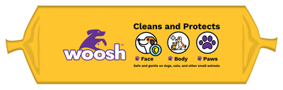 Woosh's Antibacterial Wipes for Dogs & Cats (Unscented)
