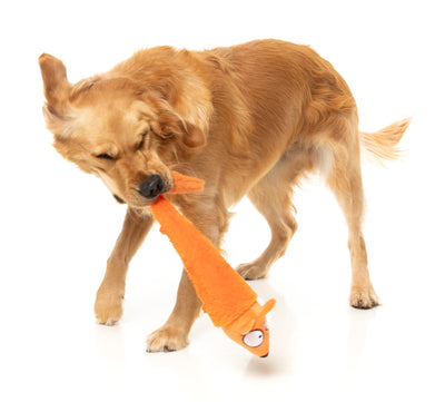 FuzzYard The Yeetz Swing-And-Throw Plush Dog Toy (Farewell Fox)