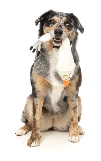 FuzzYard The Yeetz Swing-And-Throw Plush Dog Toy (See-ya Seagull)