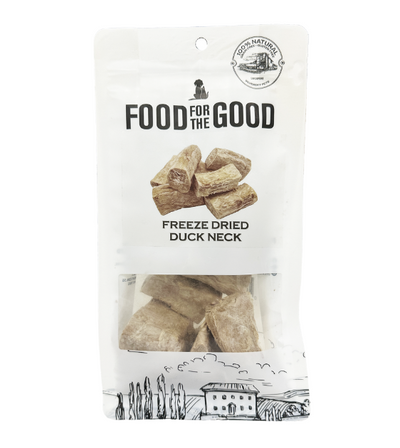 Food For The Good Freeze Dried Duck Neck Cat & Dog Treats