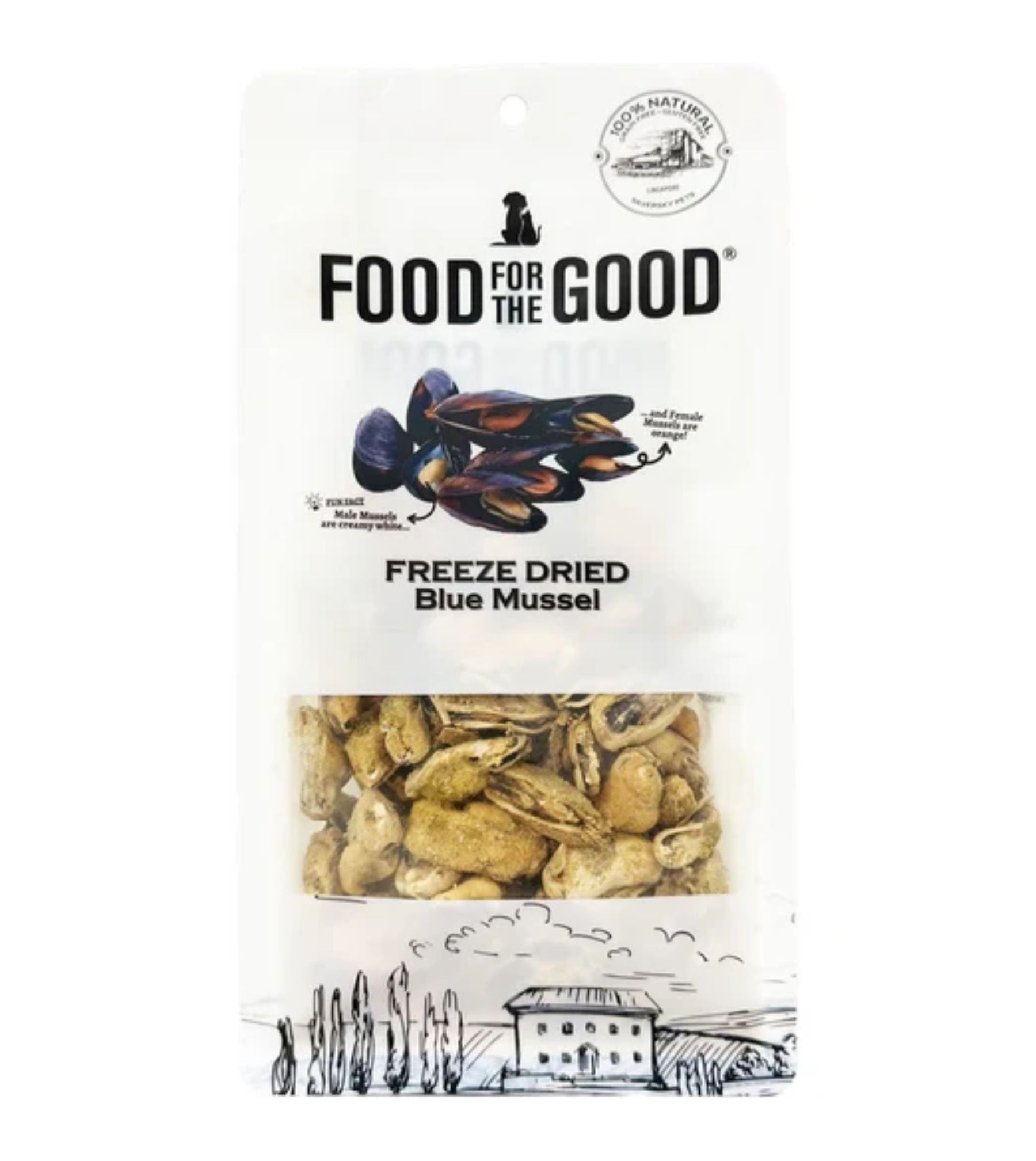 Food For The Good Freeze Dried Cat & Dog Treats (Blue Lipped Mussels)