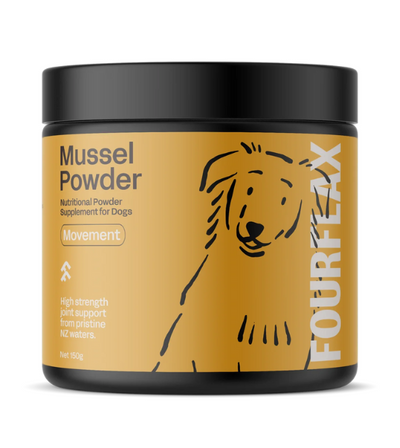 Fourflax Nutritional Powder Supplement for Dogs (Mussel Powder)