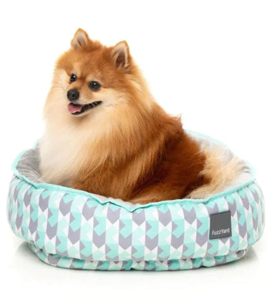 FuzzYard Reversible Bed for Dogs & Cats (Mint Fizz)
