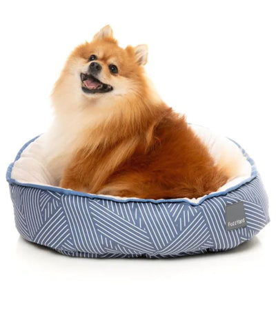 FuzzYard Reversible Bed for Dogs & Cats (Thornbury Aegean Blue)