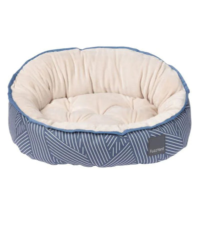 FuzzYard Reversible Bed for Dogs & Cats (Thornbury Aegean Blue)
