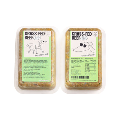 The Grateful Pet Cooked Dog Food (Grass-Fed Beef)
