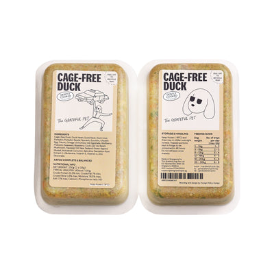 The Grateful Pet Cooked Dog Food (Cage-Free Duck)