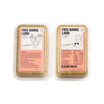 The Grateful Pet Cooked Dog Food (Free-Range Lamb)