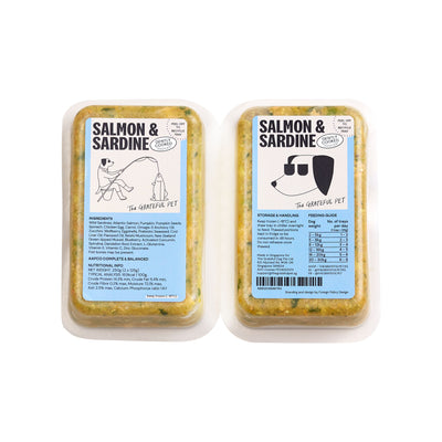 The Grateful Pet Cooked Dog Food (Salmon & Sardine)