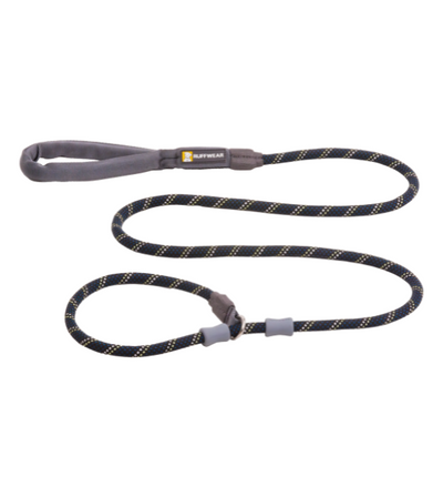 Ruffwear Just-a-Cinch™ Reflective Rope Slip Dog Leash (Obsidian Black)