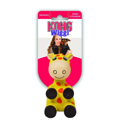 KONG Wiggi Giraffe Dog Toy