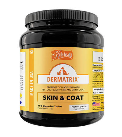 Kala Health DERMATRIX® Collagen Growth (Skin & Coat) Supplements for Dogs and Cats