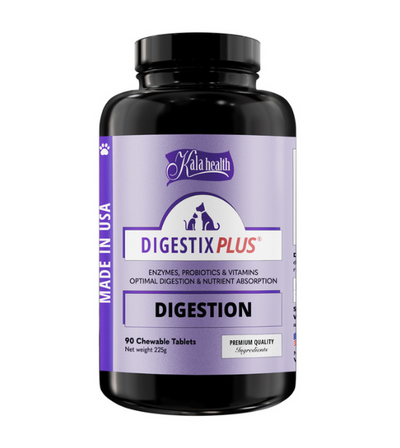 Kala Health DIGESTIX PLUS® Optimal DIgestion & Nutrient Absorption (Digestion) Supplements for Dogs and Cats