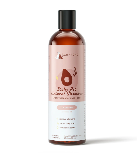 $19 ONLY [CLEARANCE]: Kin+Kind Itchy Pet Natural Shampoo with Avocado for Dogs & Cats (Rosemary)