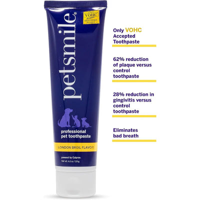 Petsmile Professional Pet Toothpaste for Dogs & Cats (London Broil Beef Flavor)