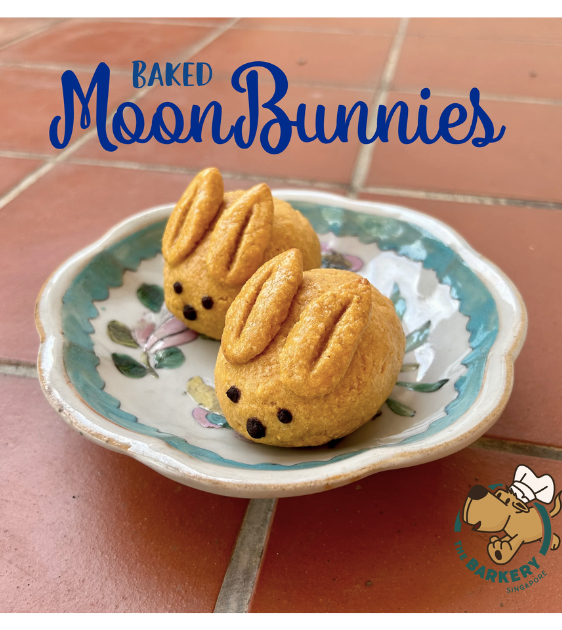 MID AUTUMN SPECIAL: The Barkery Frozen Baked MoonBunnies (Mooncakes For Dogs)