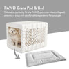 KindTail PAWD® Pad Pet Crate Liner Bed (Light Grey)