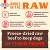 Primal Kibble in the Raw Freeze Dried Dog Food (Beef Recipe With Grains)