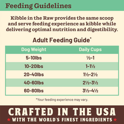 Primal Kibble in the Raw Freeze Dried Dog Food (Chicken Recipe With Grains)