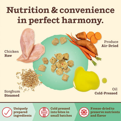 Primal Kibble in the Raw Freeze Dried Dog Food (Chicken Recipe With Grains)