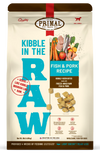 Primal Kibble in the Raw Freeze Dried Dog Food (Fish & Pork Recipe With Grains)