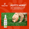 NaturVet Potty Here Potty Training Aid Spray for Dogs