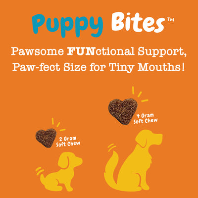 Zesty Paws 8-in-1 Multivitamin Bites Multivitamin Supplements for Puppies (Chicken Flavour)