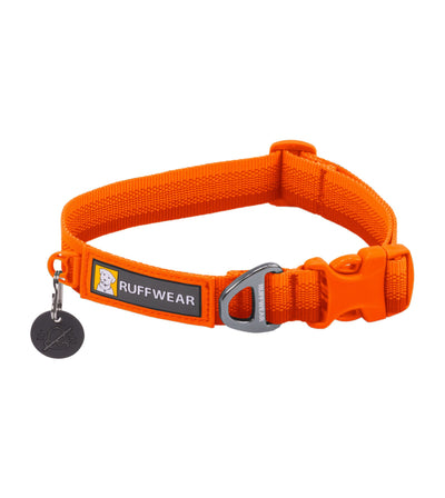 Ruffwear Front Range™ Soft & Durable Everyday Dog Collar (Blaze Orange)
