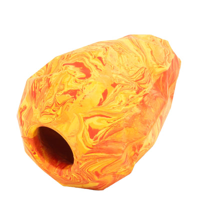 Ruffwear Gnawt-a-Cone™ Natural Rubber Treat Dispenser Dog Throw Toy (Salamander Orange)