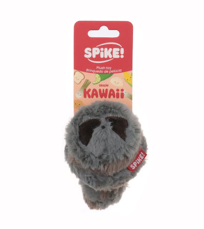 Spike! Kawaii Raccoon Plush Dog Toy