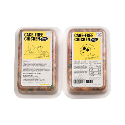 The Grateful Pet Raw Dog Food (Cage-Free Chicken)