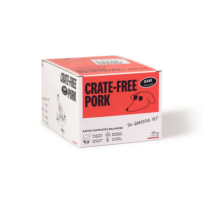 The Grateful Pet Raw Dog Food (Crate-Free Pork)