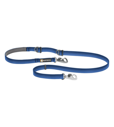 Ruffwear Switchbak™ Adjustable Double-Ended Dog Leash (Blue Pool)